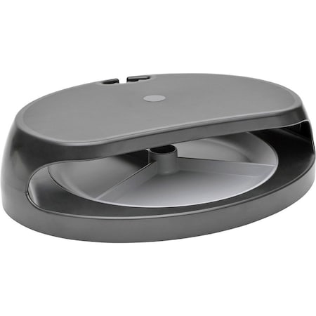 Tripp Lite Monitor Riser, Accessory Tray, 13-4/5"Wx11"Dx3-3/10"H, BK/GY TRPMR1208TRAY